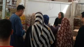 طبق البيض يُسجل 100 جنيه في المعرض الدائم للسلع الغذائية بالمنصورة